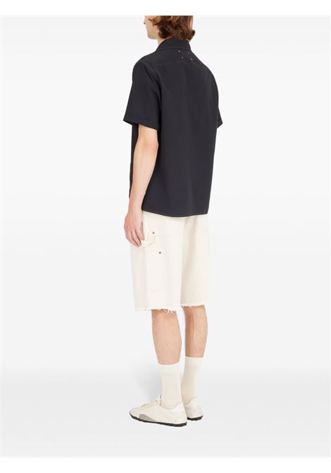 camicia maniche corte uomo nera MAISON MARGIELA | S50DR0009 M35267900